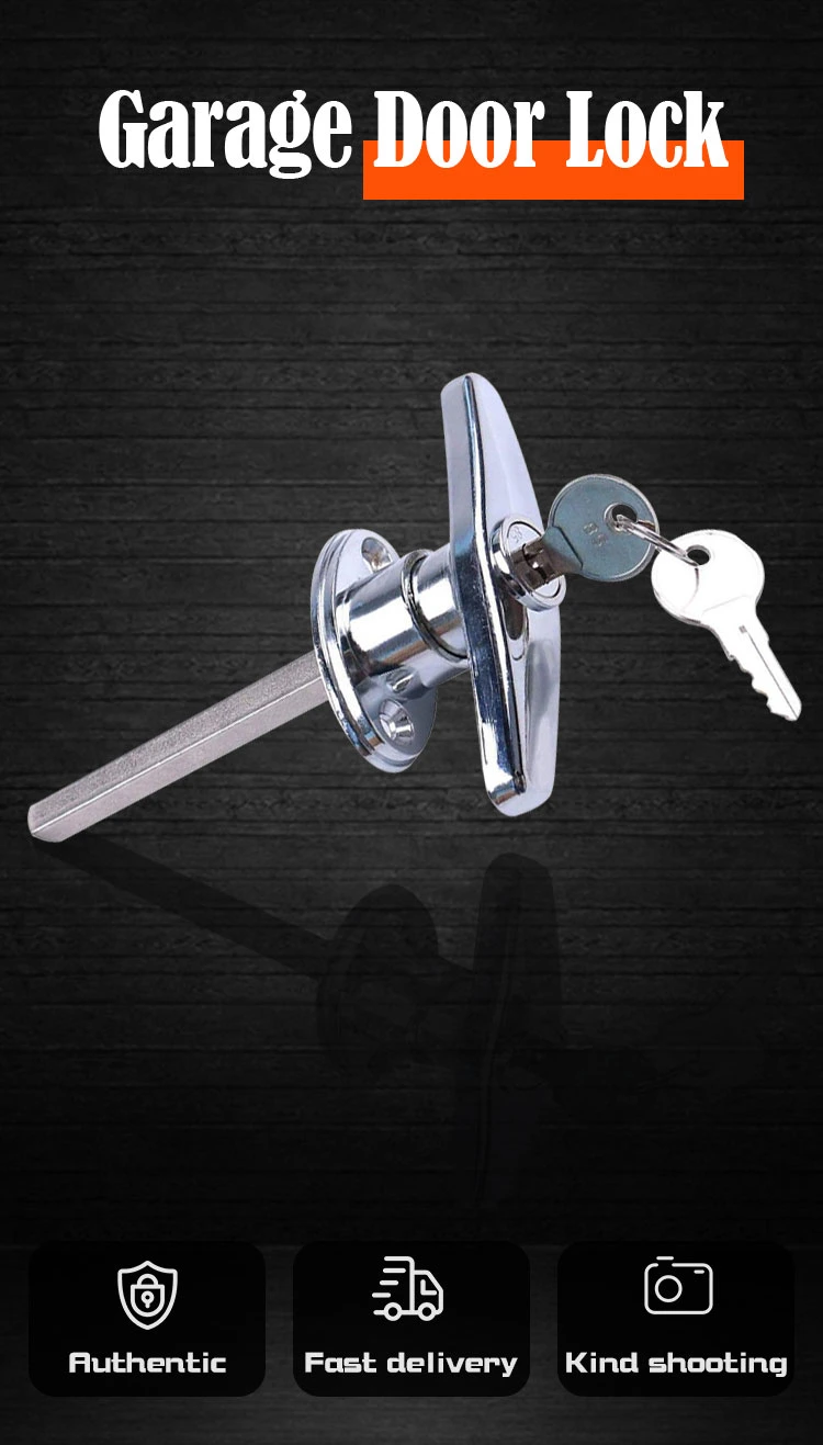 China Factory Heavy Duty Garage Door T Handle Lock Zinc Alloy T Handle Gate Garage Door Replacement Lock