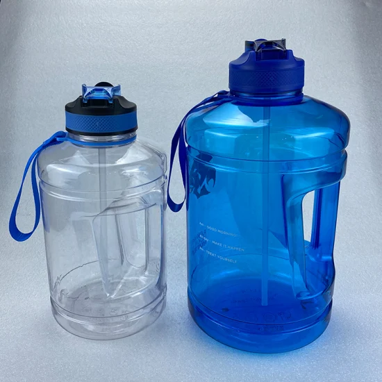 BPA-freie Sport-PETG-Wasserflasche aus Kunststoff in Sonderfarben